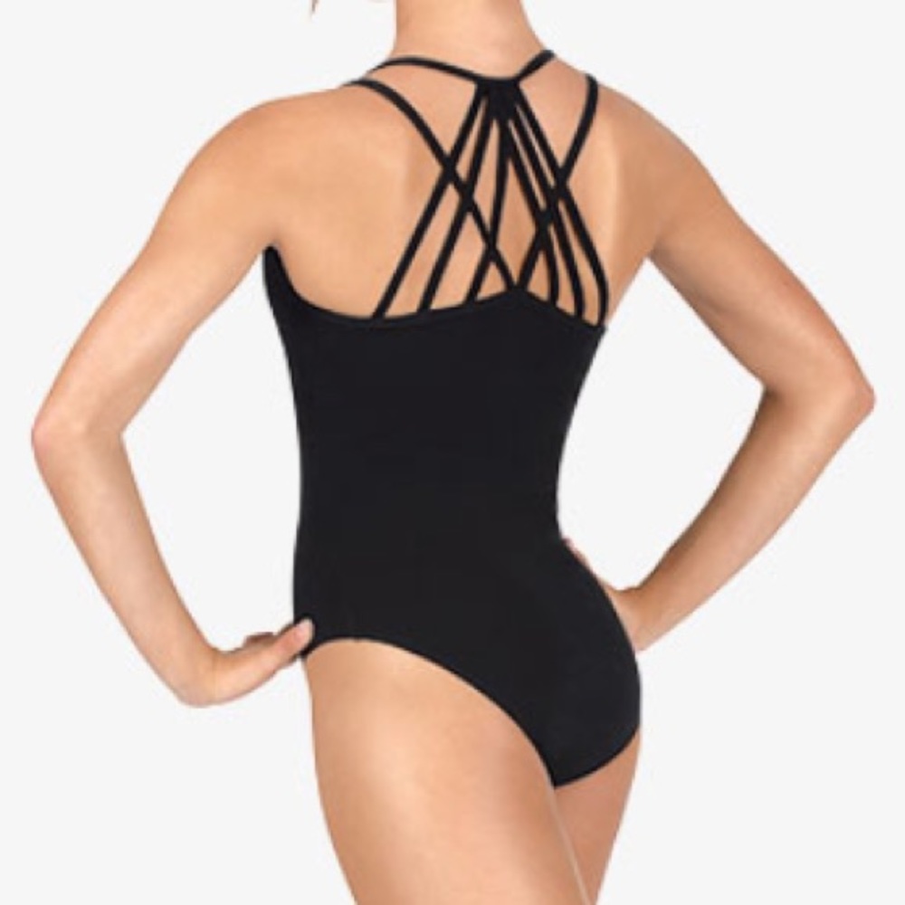 NEW Strappy Black Leotard
